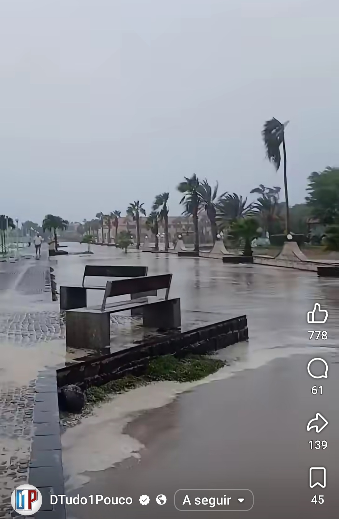 Gonzalo causa inundações em Santa Maria: mar invade hotéis e beach clubs e provoca cortes de energia [ em actualização]